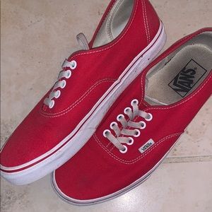 Vans (red)